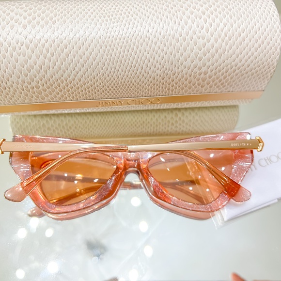 BRAND NEW Jimmy Choo Rose gold Sunglasses - Picture 9 of 9